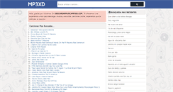 Desktop Screenshot of descargarmusicamp3xd.com