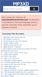 Mobile Screenshot of descargarmusicamp3xd.com